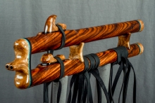 Chechen Native American Flute, Minor, Mid G-4, #K11Da (1)